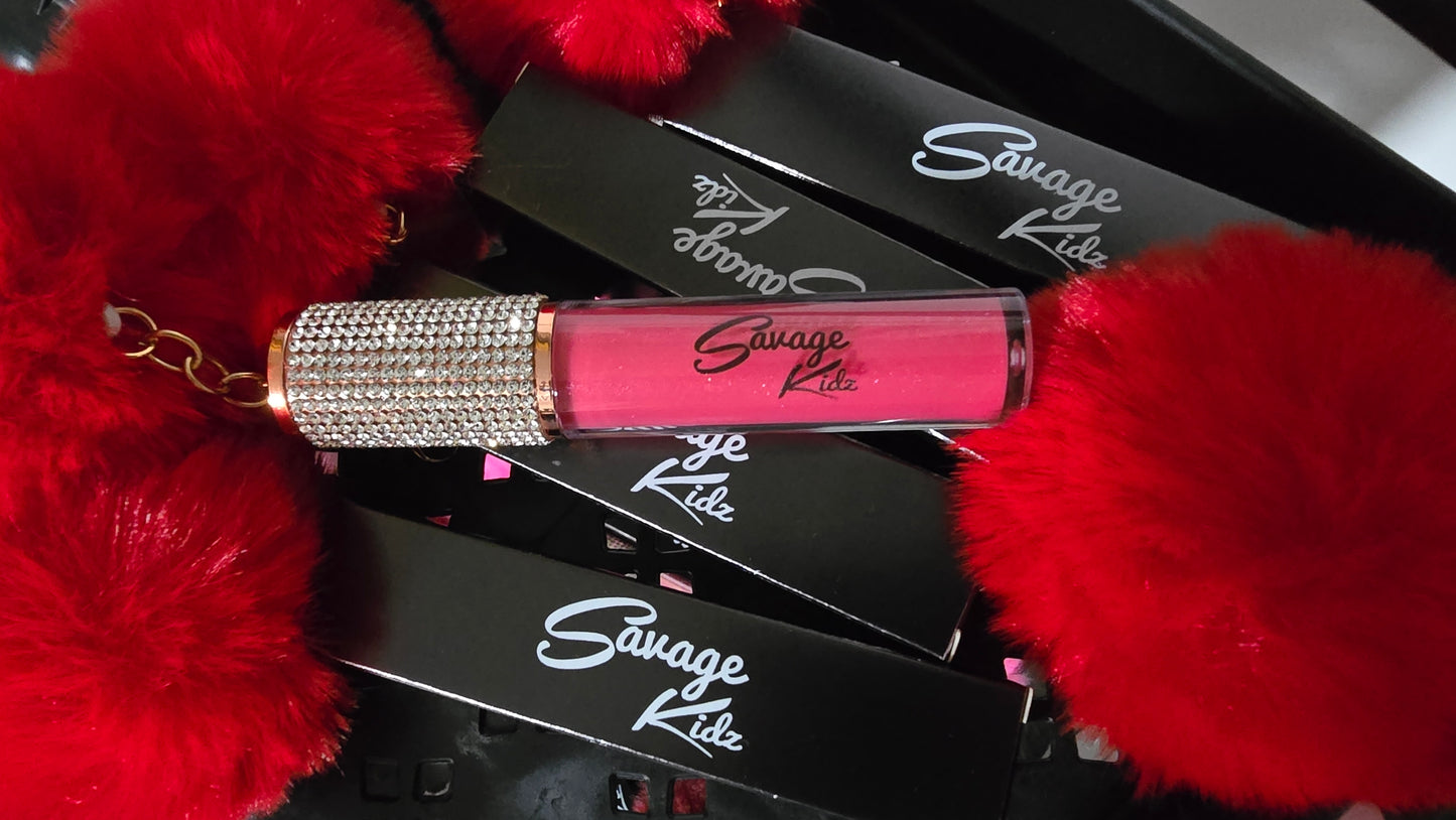 Pink Lip Gloss Red Fluffy Link