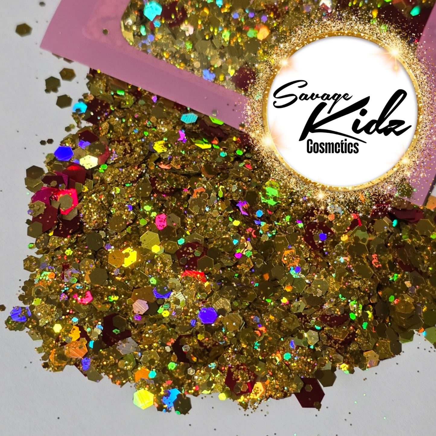 Sass Gold/Red Cosmetic Glitter