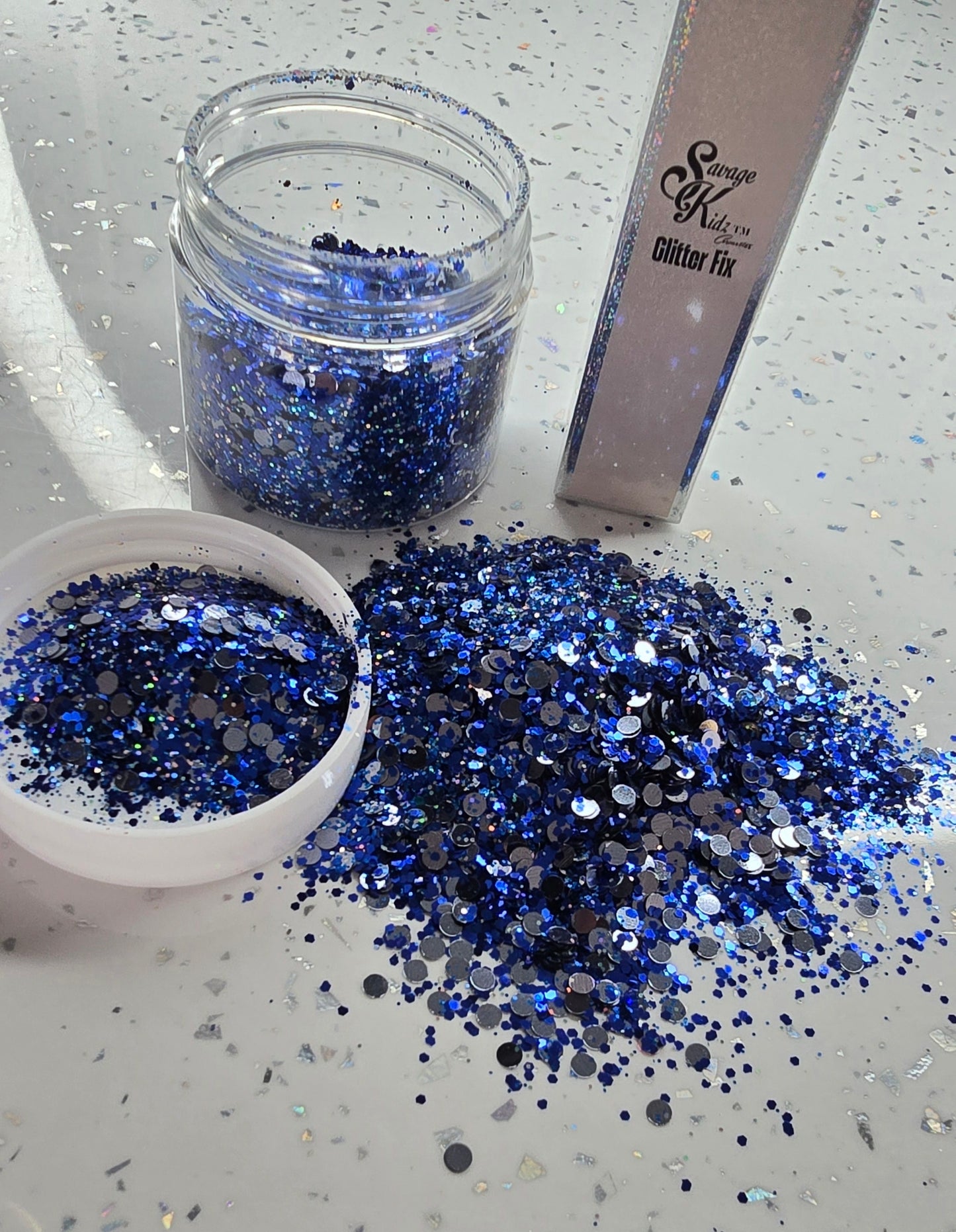 Blue Roller Suitcase Gift Set