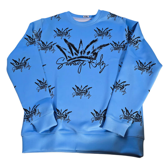 Blue Crown Jumper
